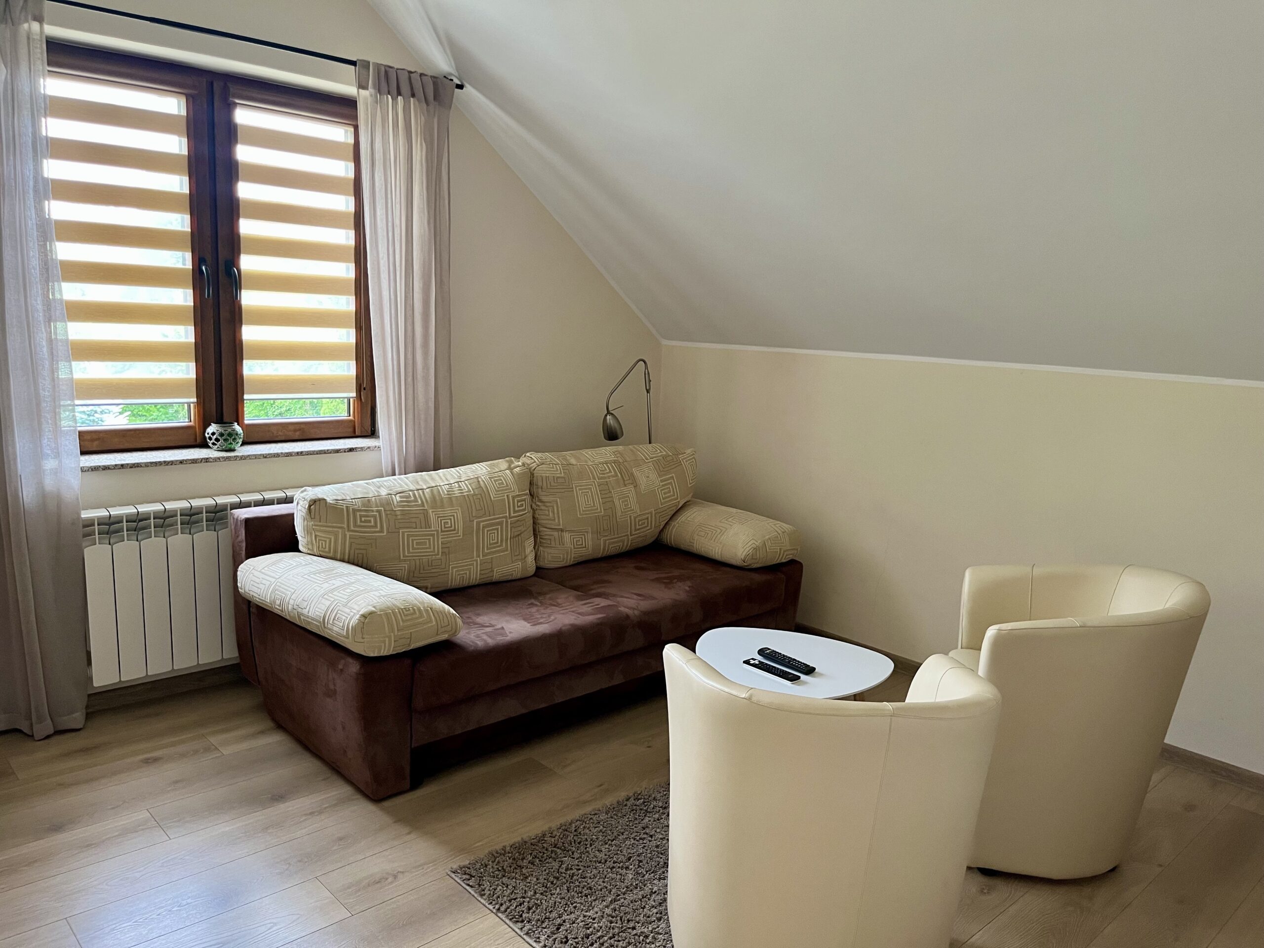Wnętrze apartamentu w Winnicy Płochockich